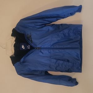 Nike Fleece lined windbreaker.  Size 7/L